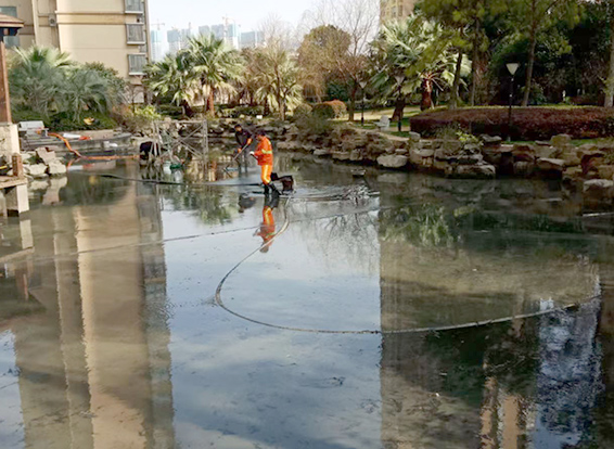 河南景观池淤泥清理